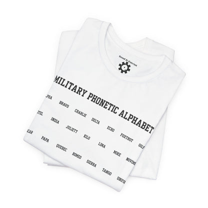 Military Phonetic Alphabet T-Shirt — Military Patriotic Tee