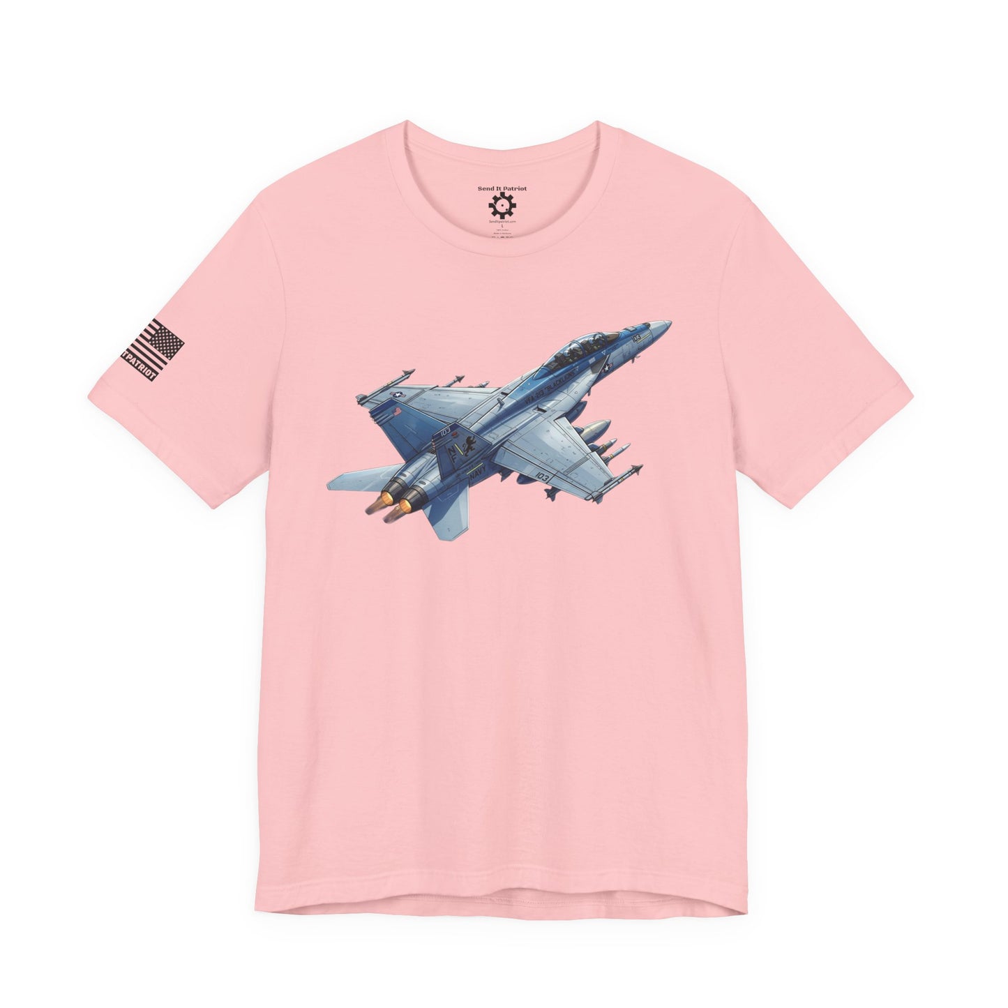 United States F/A 18 Super Hornet T-Shirt — Military Patriotic Tee