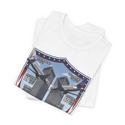 Never Forget 9/11 Tribute Twin Towers T-Shirt — Patriotic Tee