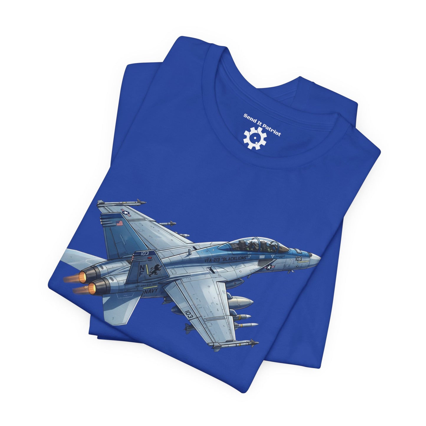United States F/A 18 Super Hornet T-Shirt — Military Patriotic Tee