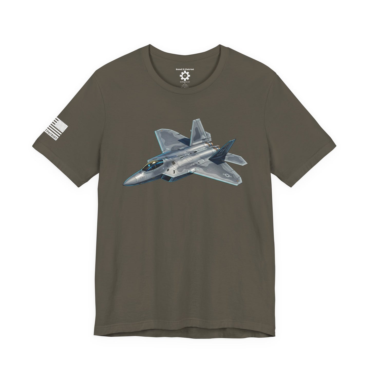 United States F-22 Raptor T-Shirt — Military Patriotic Tee