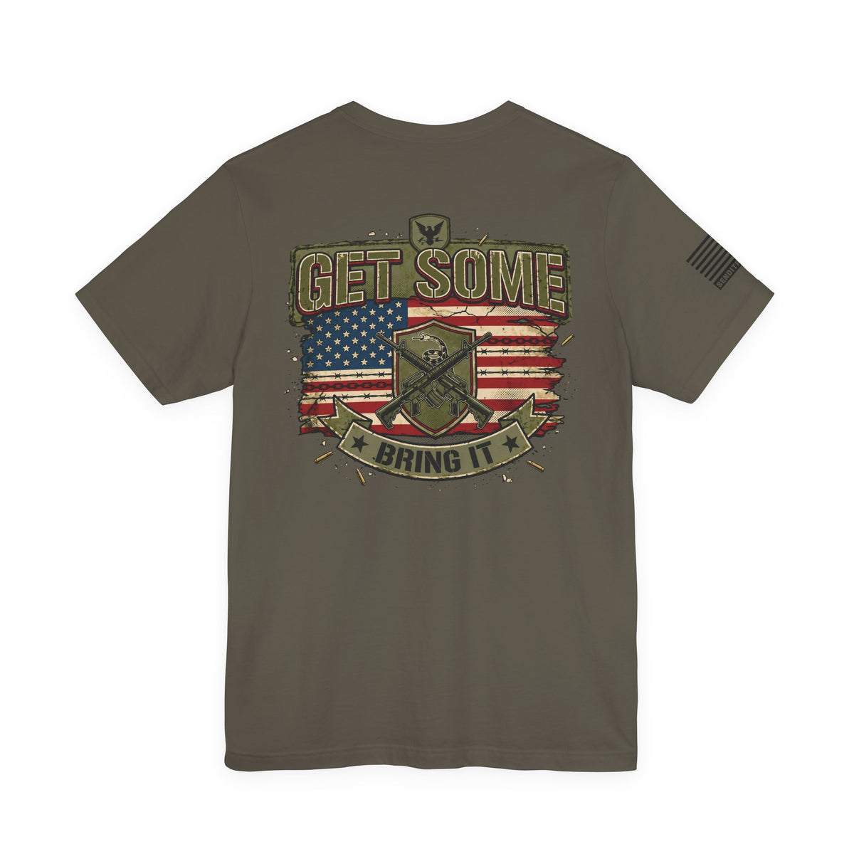 Get Some T-Shirt —  Back Design Patriotic Tee