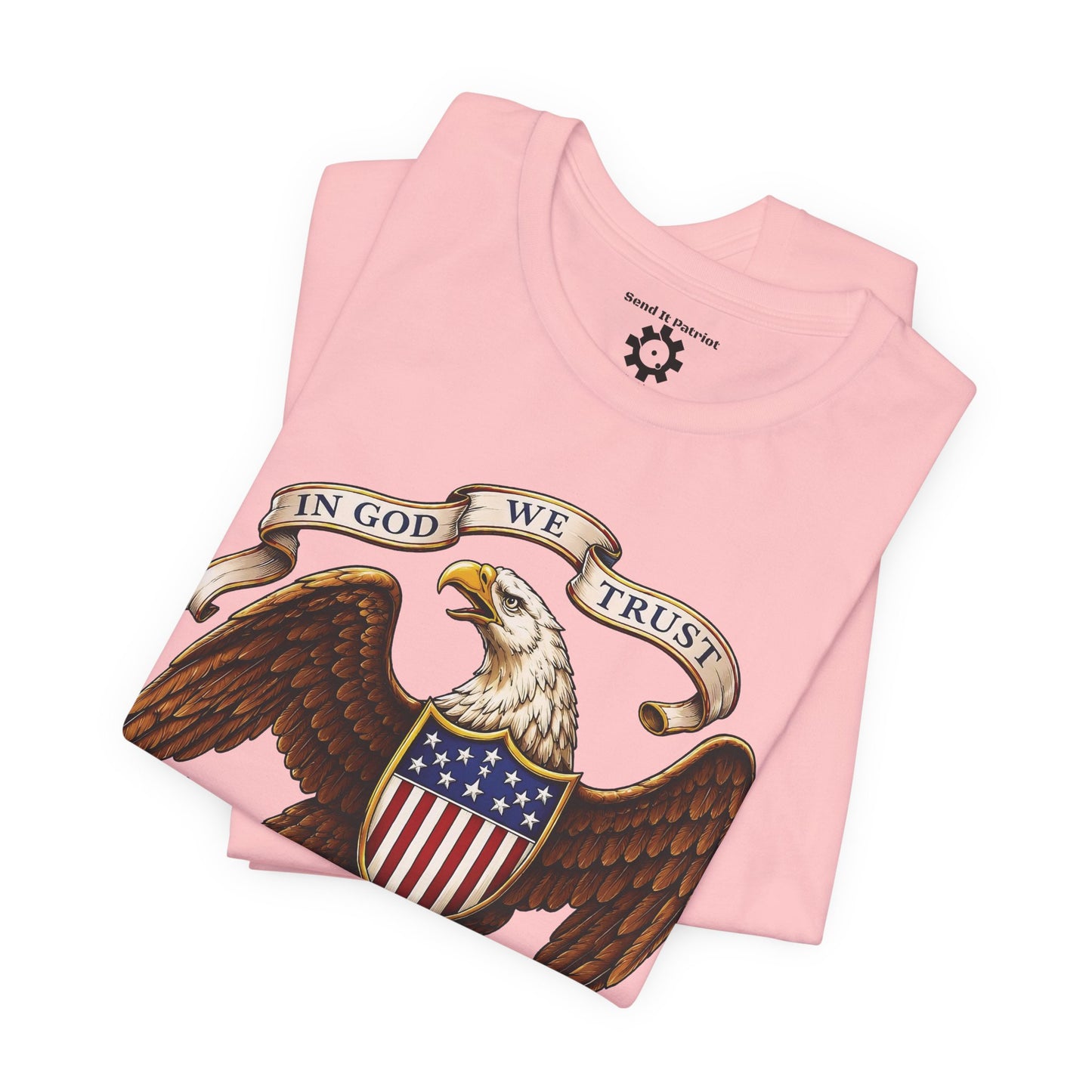 American Bald Eagle  "In God We Trust" Tee — Patriotic Shirt