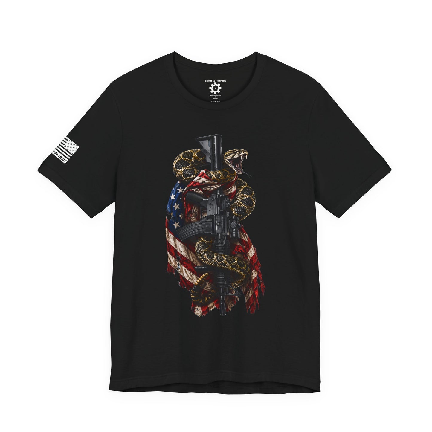 Commando Don't Tread On Me T-Shirt | Gadsden Flag Style Tee