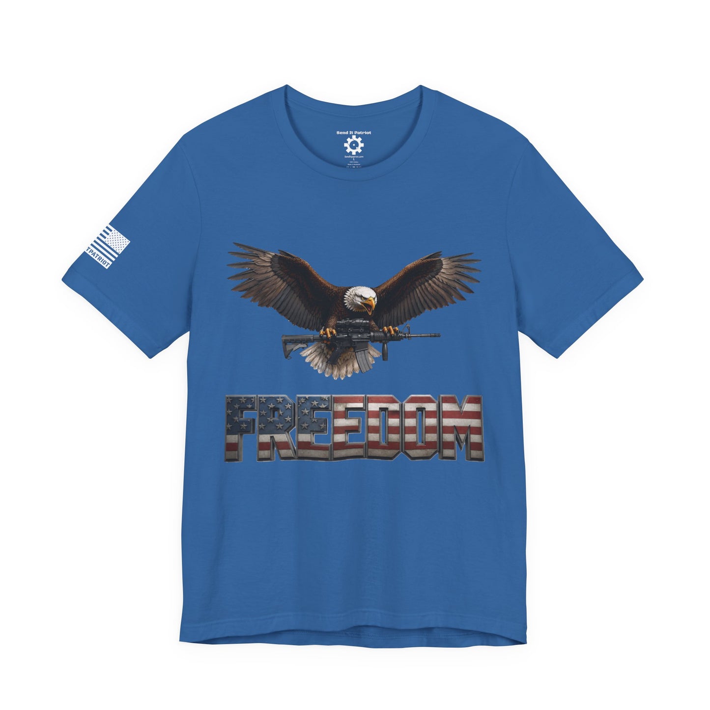 Freedom Tee — Military Weapons Print T-Shirt