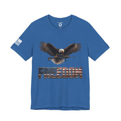 Freedom Tee — Military Weapons Print T-Shirt