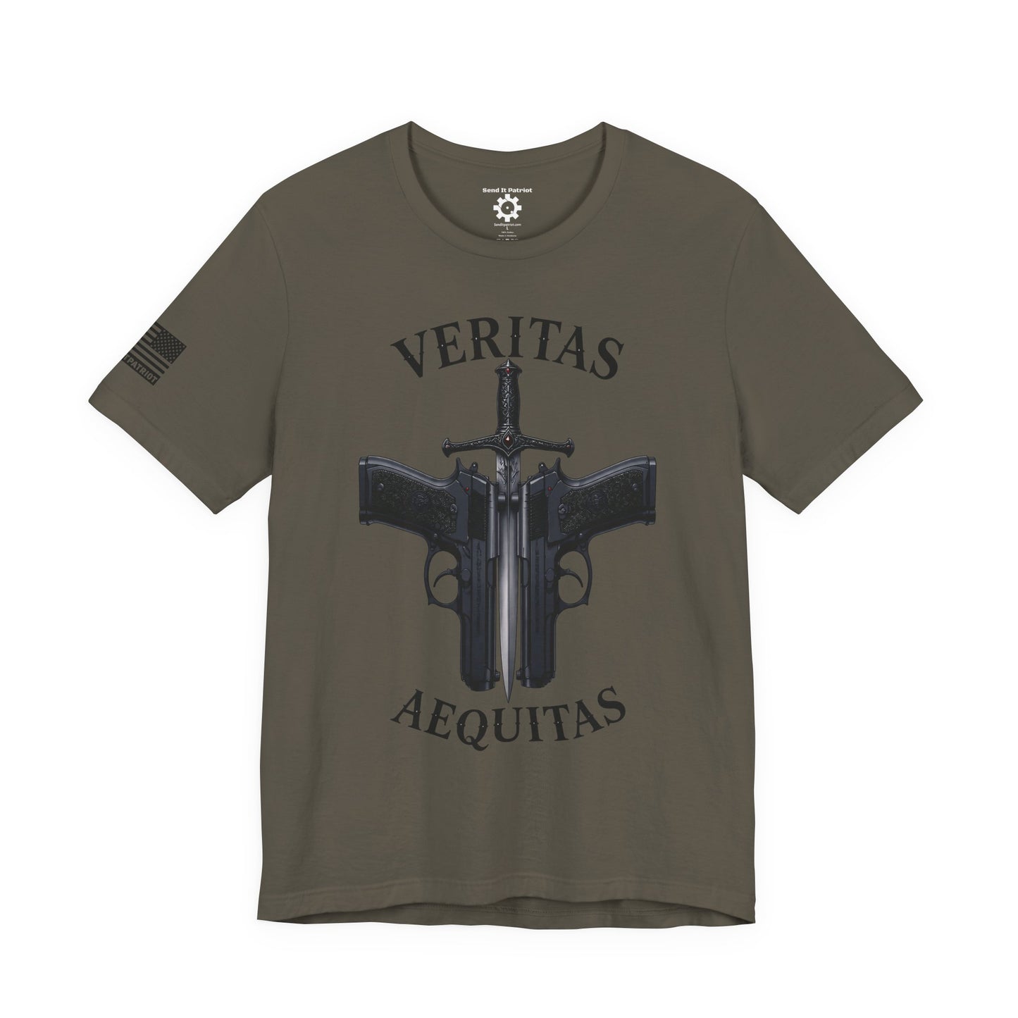 Veritas Aequitas T-Shirt | Patriotic Style Tee