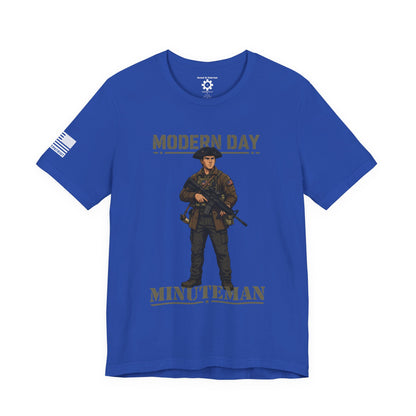 Modern Day Minuteman T-Shirt – Patriotic Tactical Soldier Graphic Tee