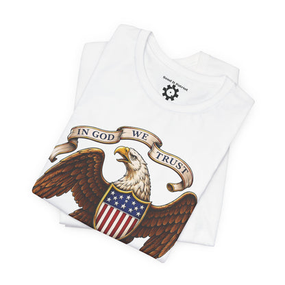 American Bald Eagle  "In God We Trust" Tee — Patriotic Shirt