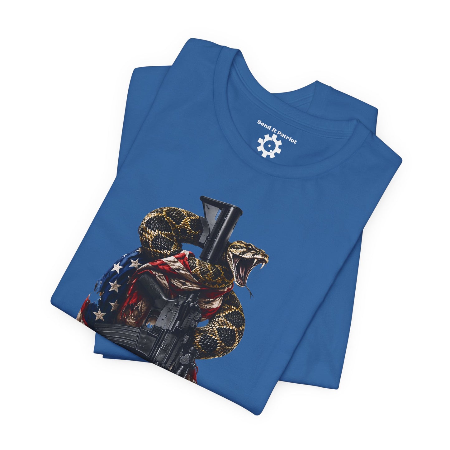 Commando Don't Tread On Me T-Shirt | Gadsden Flag Style Tee