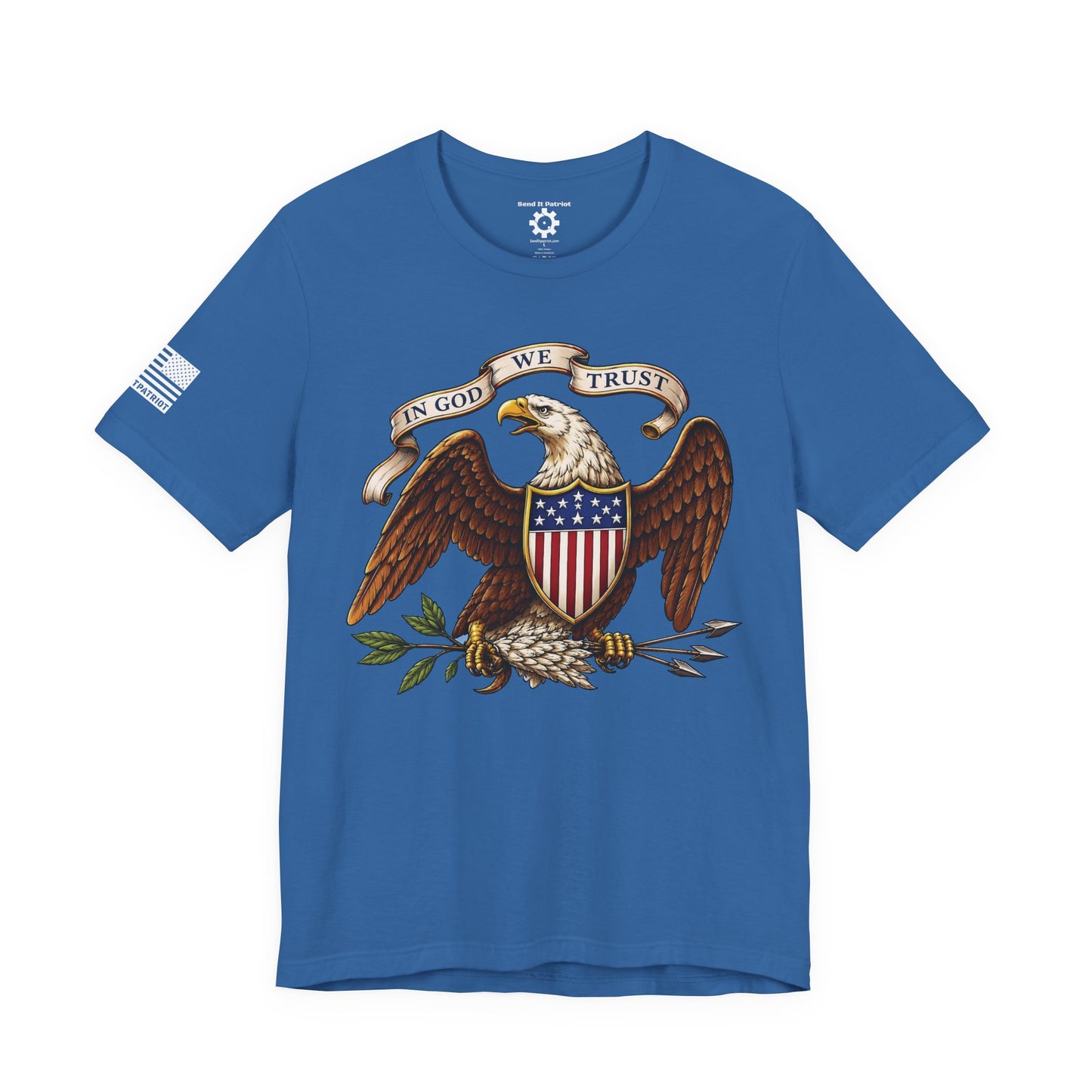 American Bald Eagle  "In God We Trust" Tee — Patriotic Shirt