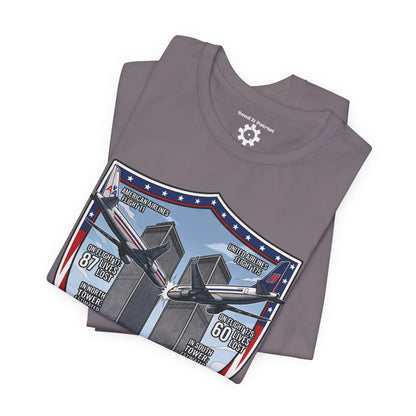 Never Forget 9/11 Tribute Twin Towers T-Shirt — Patriotic Tee