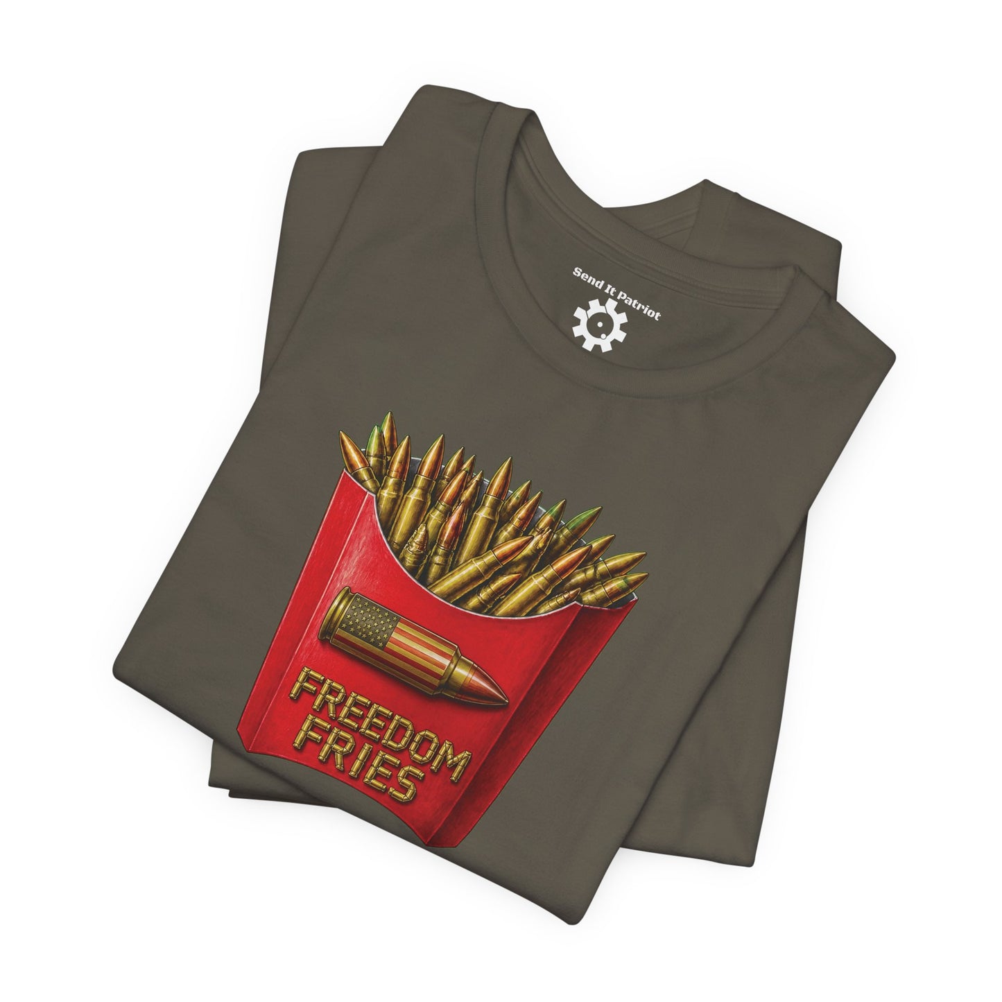 Freedom Fries T-Shirt – Patriotic Fries Graphic Tee