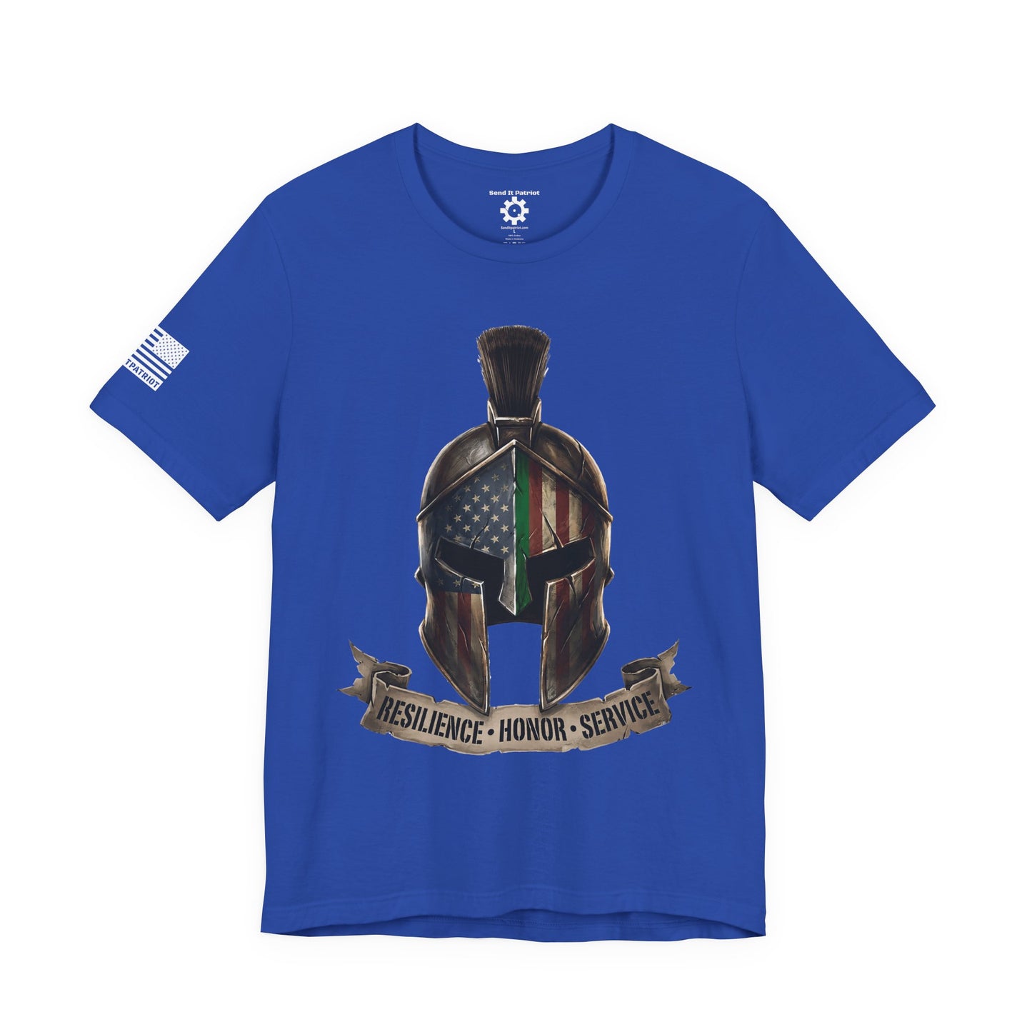 Spartan Thin Green Line T-Shirt — Military Patriotic Tee