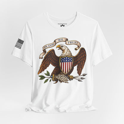 American Bald Eagle  "In God We Trust" Tee — Patriotic Shirt