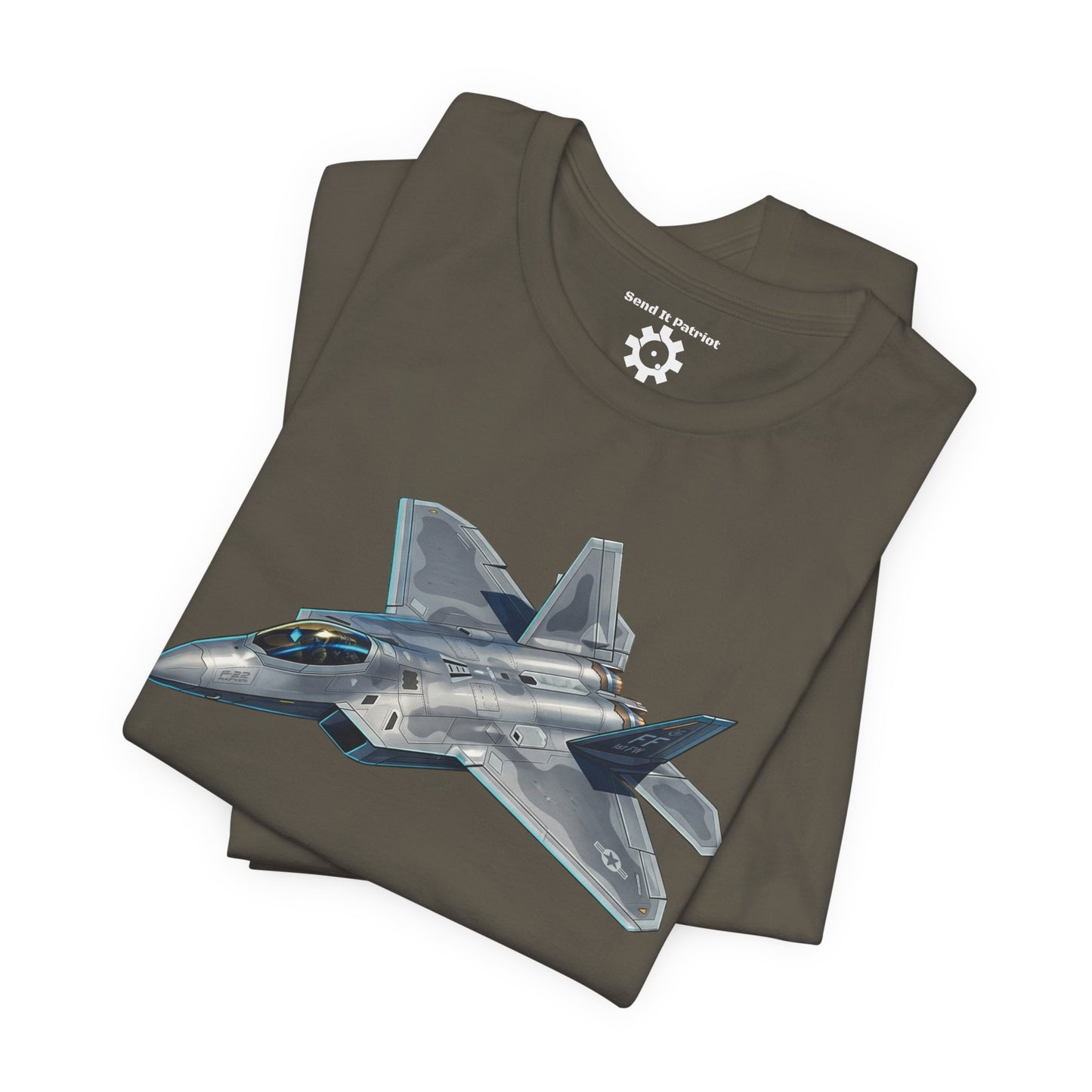 United States F-22 Raptor T-Shirt — Military Patriotic Tee