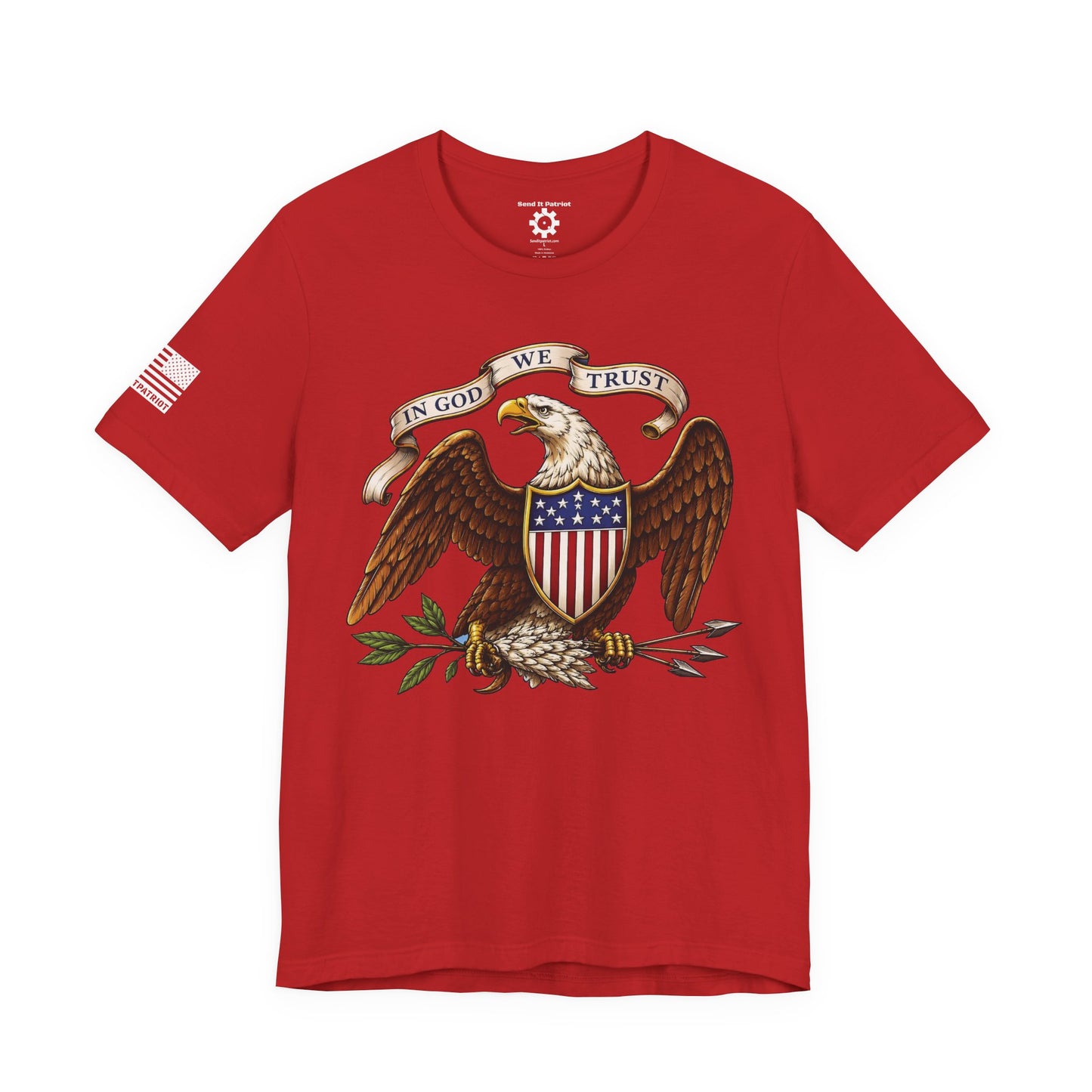 American Bald Eagle  "In God We Trust" Tee — Patriotic Shirt