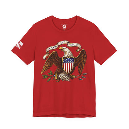 American Bald Eagle  "In God We Trust" Tee — Patriotic Shirt