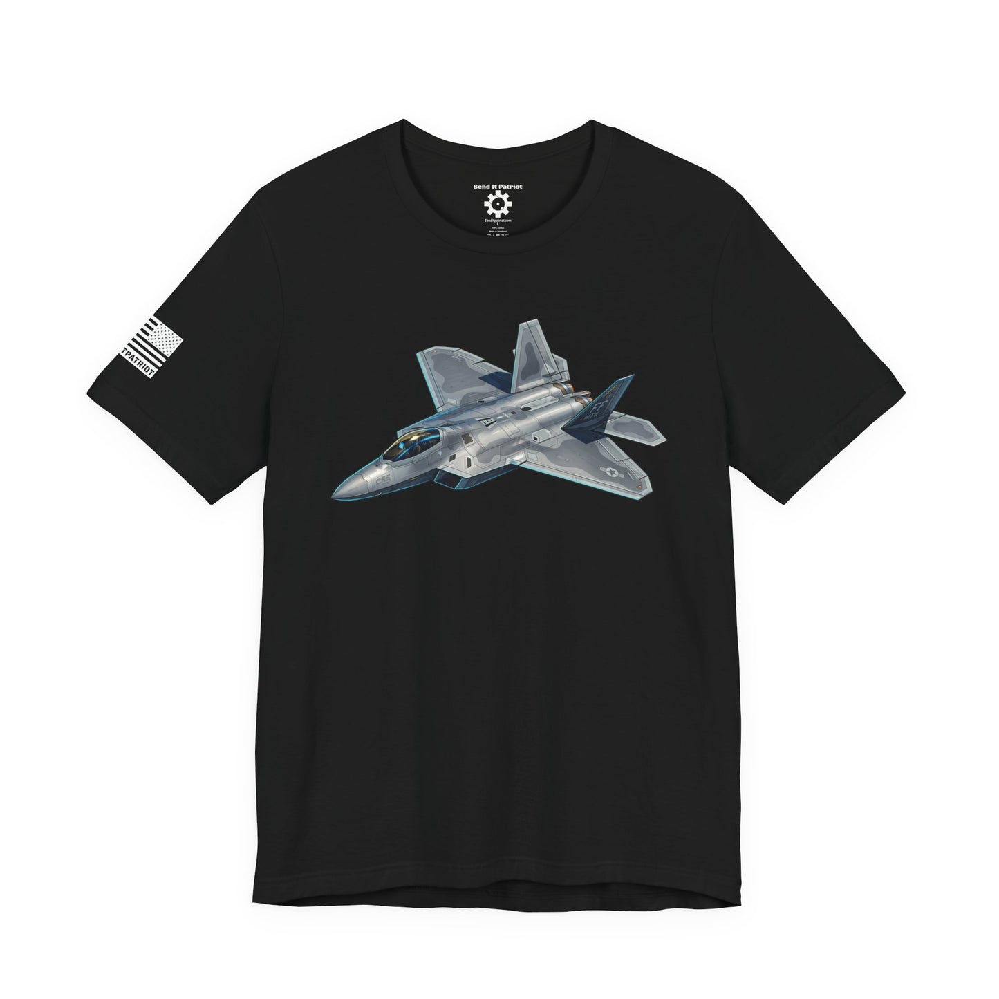 United States F-22 Raptor T-Shirt — Military Patriotic Tee