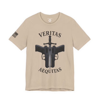 Veritas Aequitas T-Shirt | Patriotic Style Tee