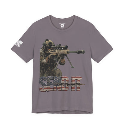 Send It Graphic Tee — Military Weapons Print T-Shirt