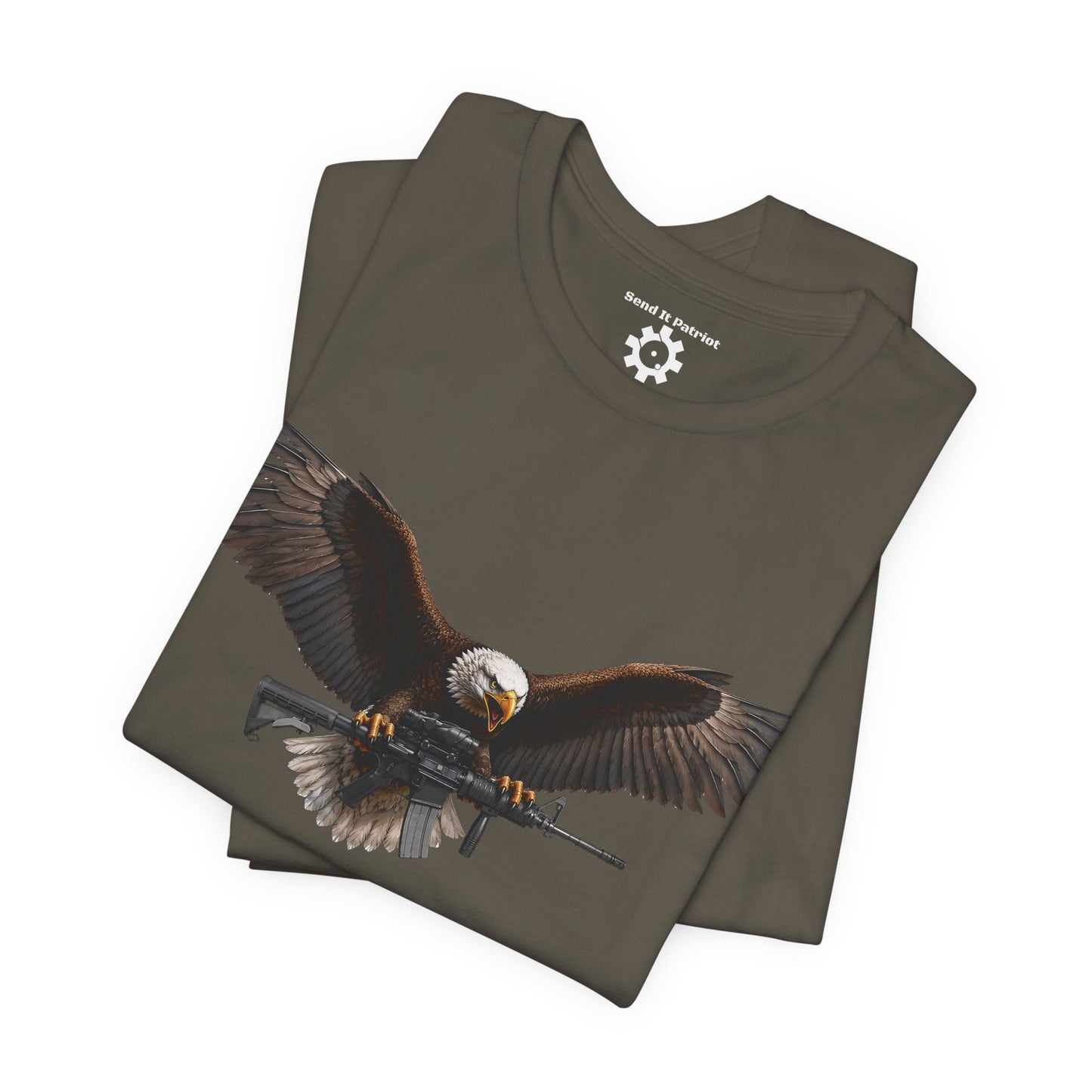 Freedom Tee — Military Weapons Print T-Shirt