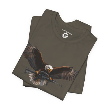 Freedom Tee — Military Weapons Print T-Shirt