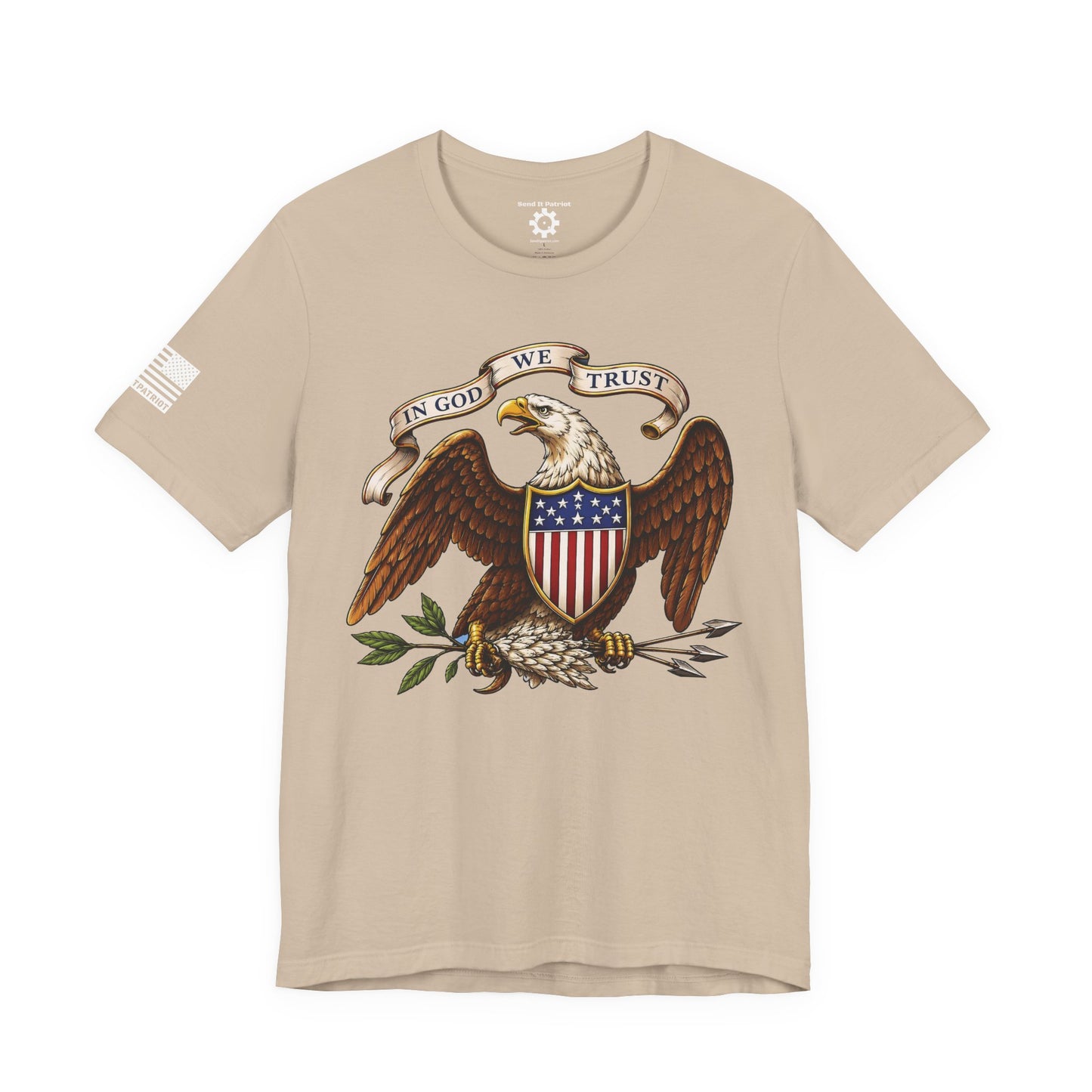 American Bald Eagle  "In God We Trust" Tee — Patriotic Shirt