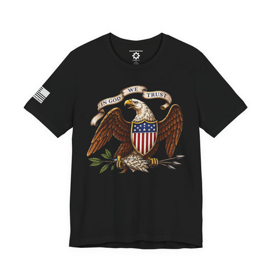 American Bald Eagle  "In God We Trust" Tee — Patriotic Shirt