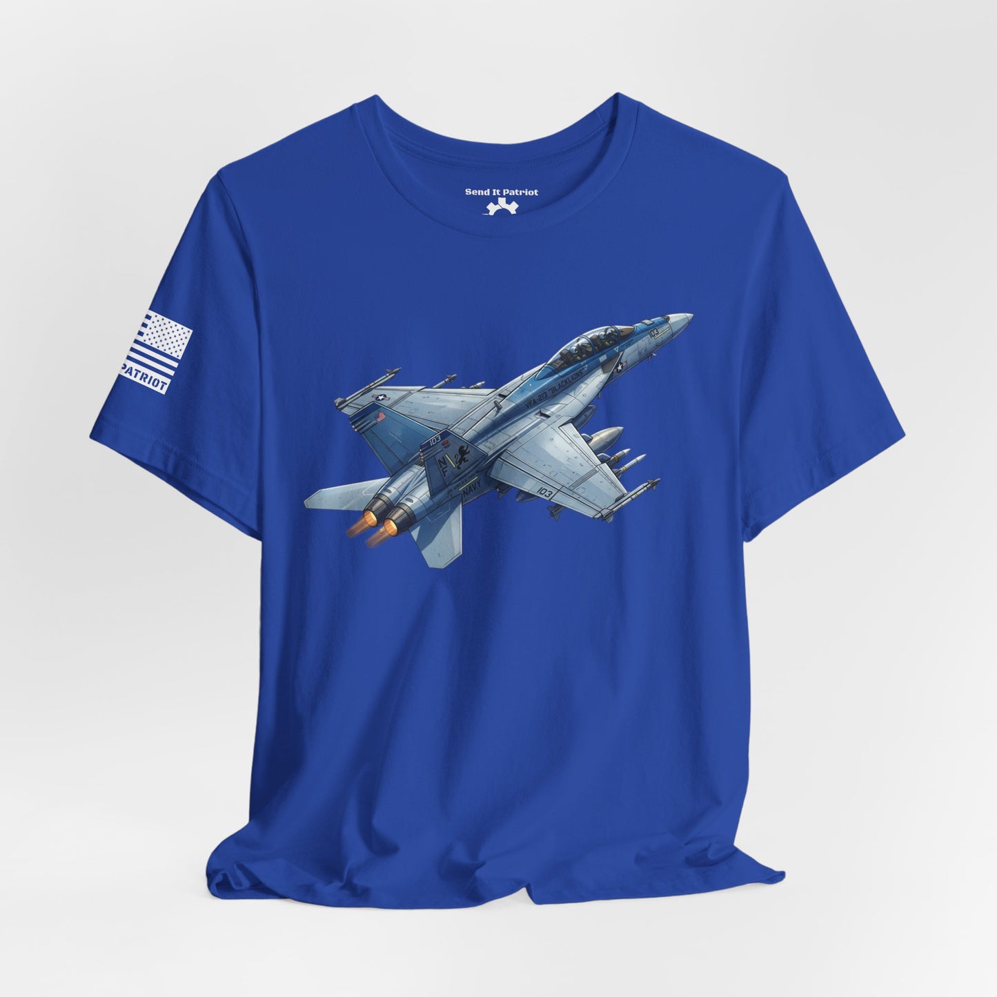 United States F/A 18 Super Hornet T-Shirt — Military Patriotic Tee