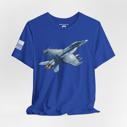 United States F/A 18 Super Hornet T-Shirt — Military Patriotic Tee