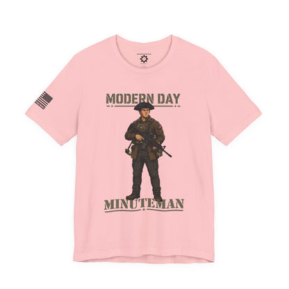 Modern Day Minuteman T-Shirt – Patriotic Tactical Soldier Graphic Tee