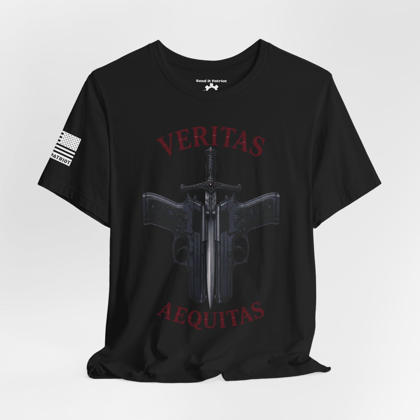 Veritas Aequitas T-Shirt | Patriotic Style Tee