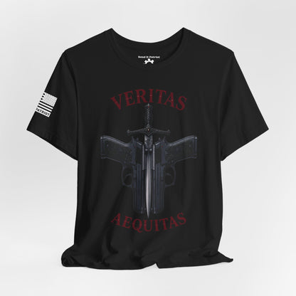 Veritas Aequitas T-Shirt | Patriotic Style Tee