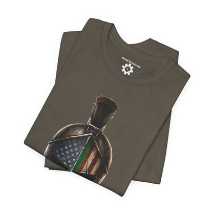 Spartan Thin Green Line T-Shirt — Military Patriotic Tee