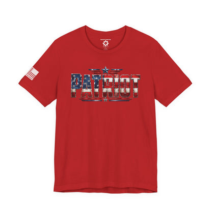 Patriot American Flag T-Shirt — 'PATRIOT' Vintage Stars & Stripes Tee