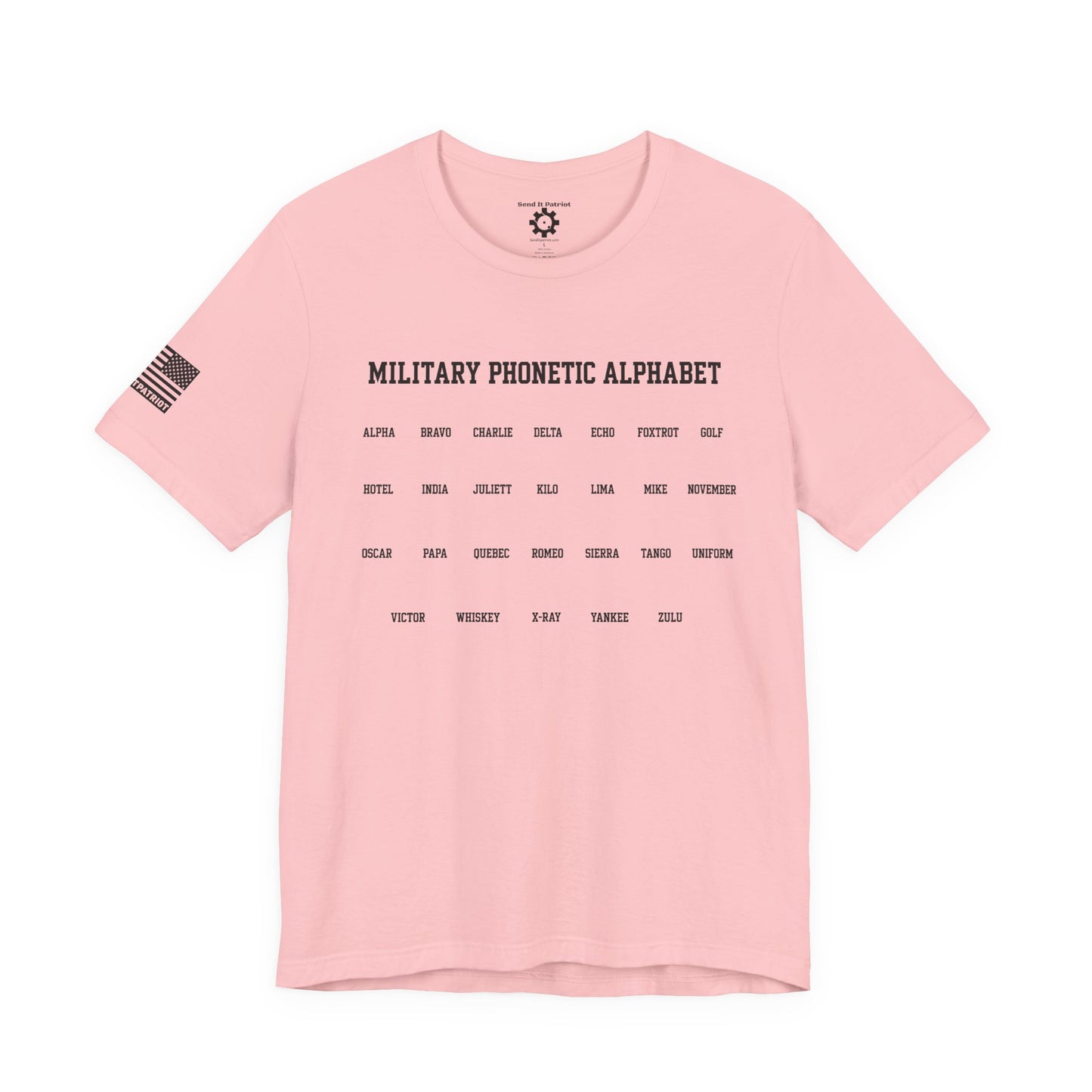 Military Phonetic Alphabet T-Shirt — Military Patriotic Tee