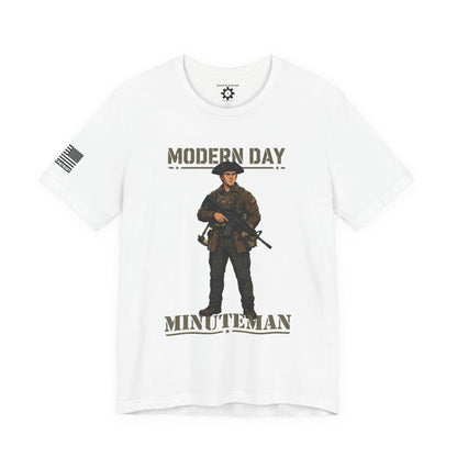 Modern Day Minuteman T-Shirt – Patriotic Tactical Soldier Graphic Tee