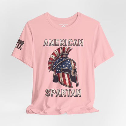 American Spartan T-Shirt — Patriotic Spartan Helmet Tee