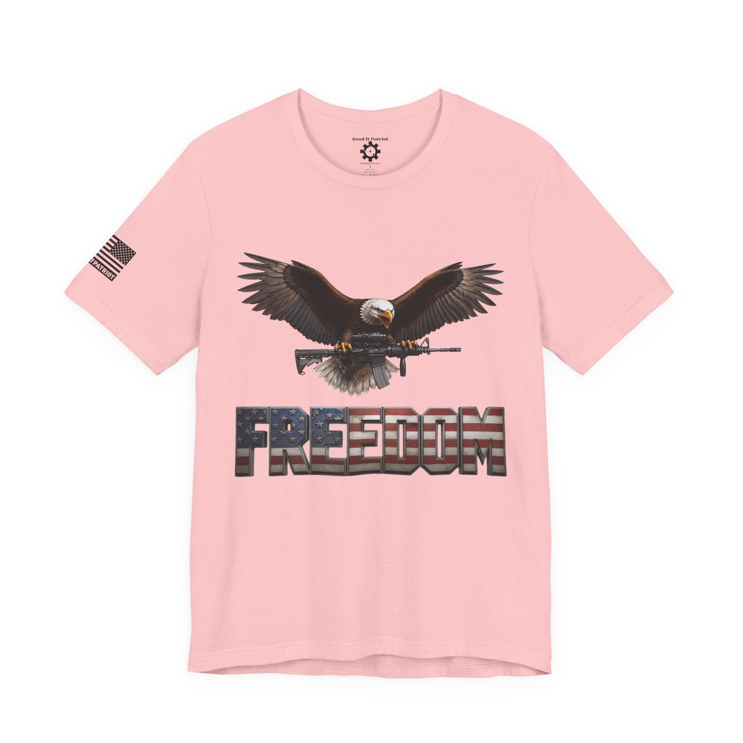 Freedom Tee — Military Weapons Print T-Shirt