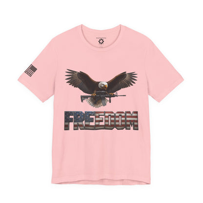 Freedom Tee — Military Weapons Print T-Shirt