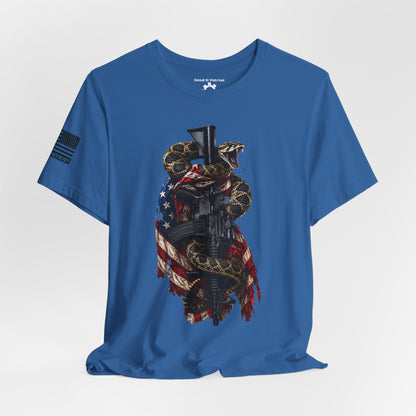 Commando Don't Tread On Me T-Shirt | Gadsden Flag Style Tee