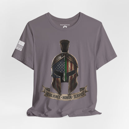 Spartan Thin Green Line T-Shirt — Military Patriotic Tee