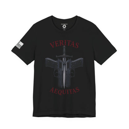 Veritas Aequitas T-Shirt | Patriotic Style Tee