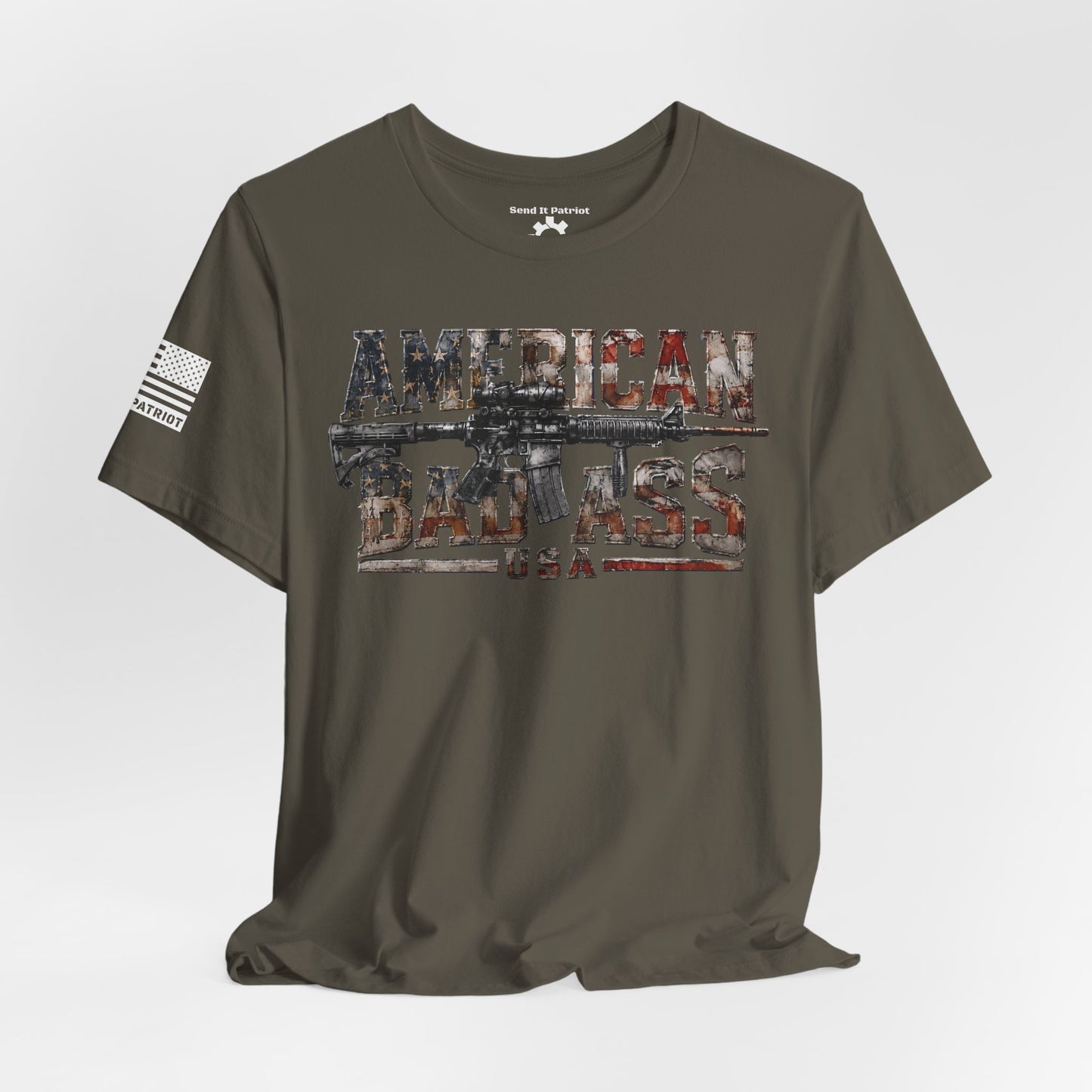 American Bad Ass T-Shirt | Patriotic Style Tee