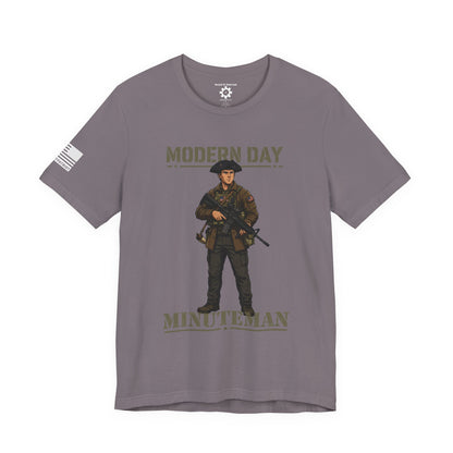 Modern Day Minuteman T-Shirt – Patriotic Tactical Soldier Graphic Tee