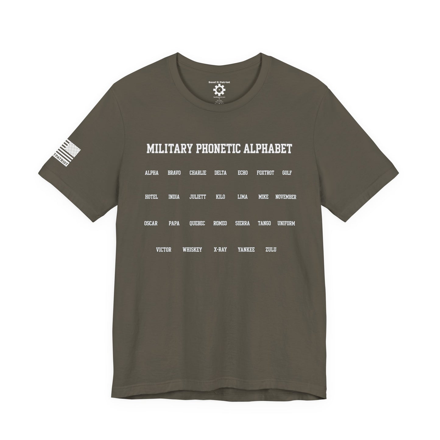 Military Phonetic Alphabet T-Shirt — Military Patriotic Tee
