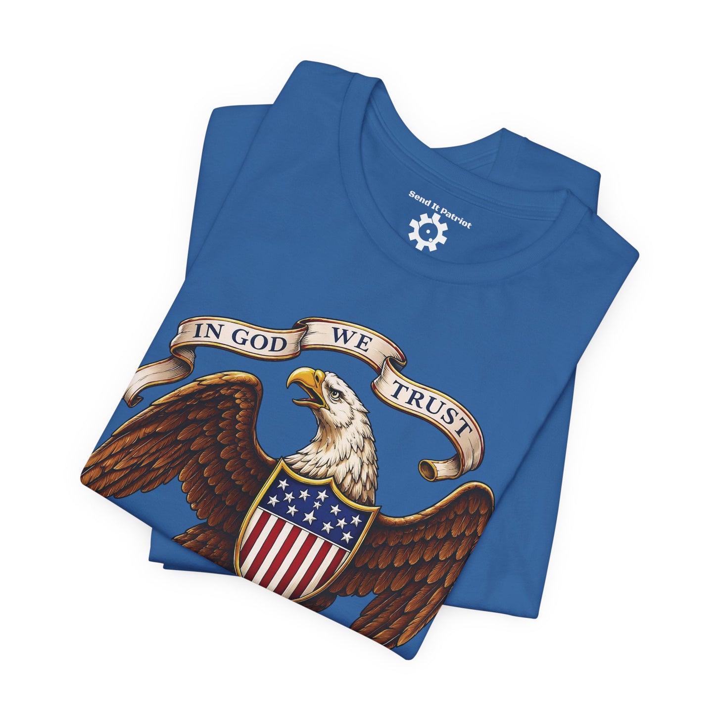 American Bald Eagle  "In God We Trust" Tee — Patriotic Shirt