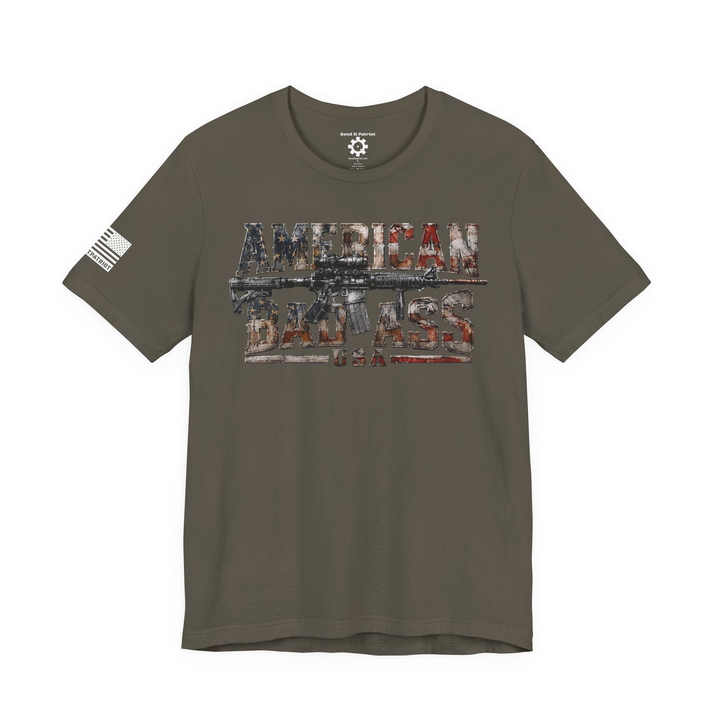 American Bad Ass T-Shirt | Patriotic Style Tee