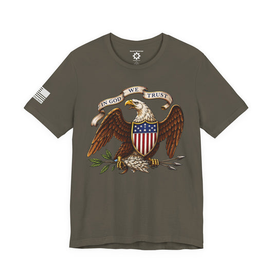 American Bald Eagle  "In God We Trust" Tee — Patriotic Shirt